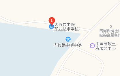大竹縣中峰職業(yè)技術(shù)學校地址、學校校園地址在哪
