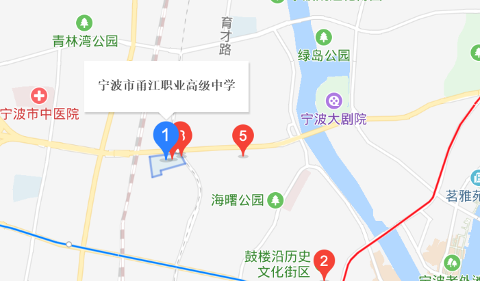 寧波市甬江職業(yè)高級中學(xué)地址、校園在哪里