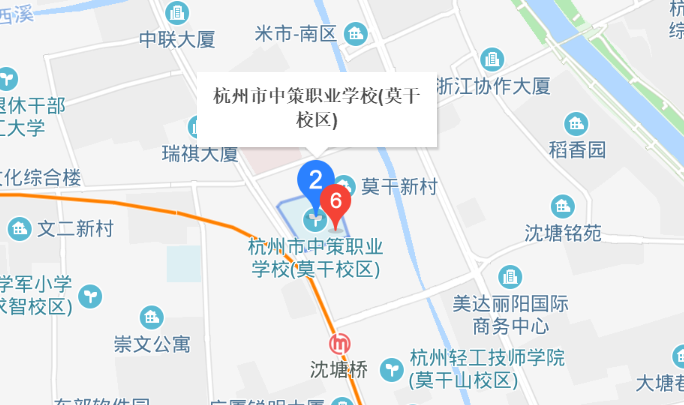 杭州市中策職業(yè)學(xué)校地址、校園在哪里