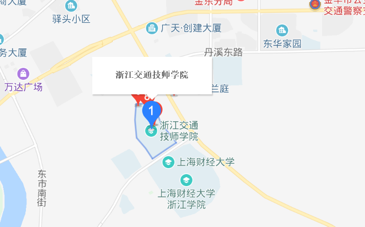 浙江交通技師學院地址、校園在哪里